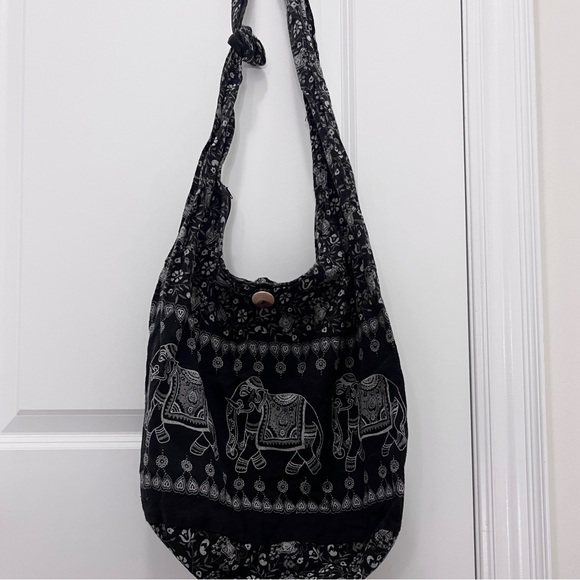 Boho Hobo Hippie Elephant Shoulder Bag - Picture 3 of 8